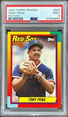 Tony Pena #90T Baseball Cards 1990 Topps Traded Tiffany Prices