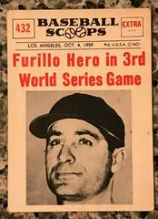 Furillo Hero in 3rd [World Series Game] #432 Baseball Cards 1961 NU Card Scoops Prices