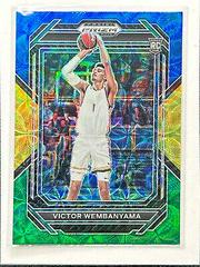 Victor Wembanyama [Choice Blue Yellow Green] #2 Basketball Cards 2023 Panini Prizm Draft Picks Prices