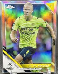 Erling Haaland [Rose Gold Refractor] Soccer Cards 2021 Topps Chrome UEFA Champions League Prices
