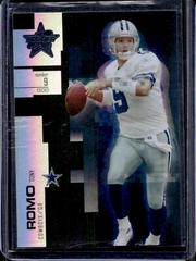 Tony Romo [Black Holofoil] #1 Football Cards 2007 Leaf Rookies & Stars Prices