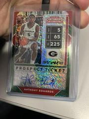 Anthony Edwards [Green Shimmer Autograph] #51 Basketball Cards 2020 Panini Contenders Draft Picks Prices