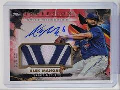 Alek Manoah [Red] #IAP-AM Baseball Cards 2023 Topps Inception Autograph Patch Prices