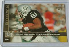Tim Brown #236 Football Cards 1997 Upper Deck Prices