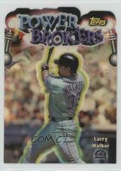 Larry Walker [Refractor] Baseball Cards 1999 Topps Power Brokers Prices
