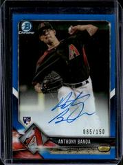 Anthony Banda [Blue Refractor] #CRA-AB Baseball Cards 2018 Bowman Chrome Rookie Autographs Prices