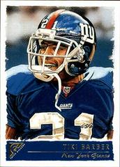 Tiki Barber #27 Football Cards 2001 Topps Gallery Prices