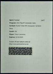 Trevor Lawrence [Autograph Variation Silver] #101 Football Cards 2021 Panini Contenders Optic Prices