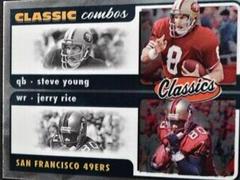 Jerry Rice, Steve Young #CC-2 Football Cards 2022 Panini Classics Combos Prices