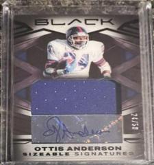 Ottis Anderson Football Cards 2022 Panini Black Sizeable Signatures Jersey Prices
