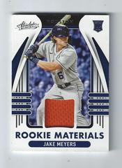 Jake Meyers [Retail] #ARM-JM Baseball Cards 2022 Panini Absolute Rookie Materials Prices