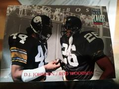 D.J. Johnson / Rod Woodson #44 & 26 Football Cards 1992 Pro Set Power Combos Prices