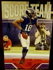 Justin Jefferson [red] #ST17 Football Cards 2021 Panini Score Team Prices