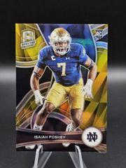 Isaiah Foskey [Gold] #21 Football Cards 2023 Panini Chronicles Draft Picks Spectra Prices