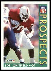 Bob Whitfield #450 Football Cards 1992 Fleer Prices
