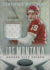 Joe Montana Football Cards 2014 Panini Certified Materials Prices