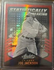 Joe Jackson [Spectrum Red] #SS-1 Baseball Cards 2022 Panini Absolute Statistically Speaking Prices