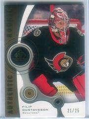 Filip Gustavsson [Gold] Hockey Cards 2021 SP Game Used 2005-06 Retro Rookies Prices