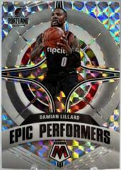 Damian Lillard [Mosaic] #18 Basketball Cards 2021 Panini Mosaic Epic Performers Prices
