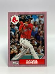 Rafael Devers [Pink] #78B-45 Baseball Cards 2022 Topps Mini 1987 Prices