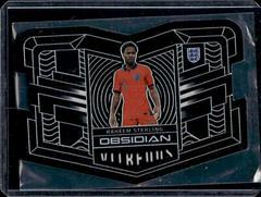 Raheem Sterling #3 Soccer Cards 2022 Panini Obsidian Vitreous Prices