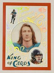 Trevor Lawrence [Red] Football Cards 2021 Panini Illusions King of Cards Prices