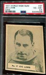 Joe Lamb Hockey Cards 1937 V356 World Wide Gum Prices