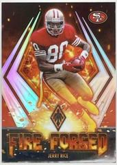 Jerry Rice #FF-5 Football Cards 2021 Panini Phoenix Fire Forged Prices