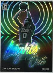 Jayson Tatum [Holo] #1 Basketball Cards 2022 Panini Donruss Optic Lights Out Prices