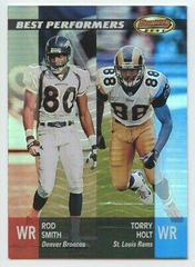 Rod Smith, Torry Holt #93 Football Cards 2001 Bowman's Best Prices