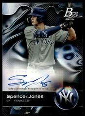 Spencer Jones [Autograph] #TOP-62 Baseball Cards 2023 Bowman Platinum Top Prospects Prices