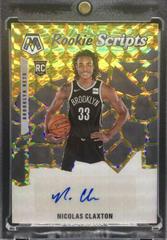 Nicolas Claxton [Gold] #RS-NCL Basketball Cards 2019 Panini Mosaic Rookie Scripts Prices