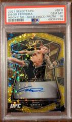 Diego Ferreira [Gold Disco] #RS-DFR Ufc Cards 2021 Panini Select UFC Rookie Signatures Prices