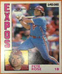 Pete Rose #300 Baseball Cards 1984 O Pee Chee Prices
