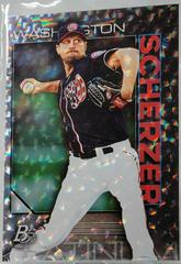 Max Scherzer [Ice] #2 Baseball Cards 2020 Bowman Platinum Prices