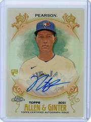 Nate Pearson Baseball Cards 2021 Topps Allen & Ginter Chrome Autographs Prices