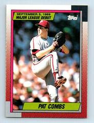 Pat Combs #24 Baseball Cards 1990 Topps Major League Debut Prices