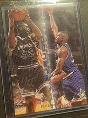 Shaquille O'Neal #10 Basketball Cards 1995 Fleer Double Doubles Prices