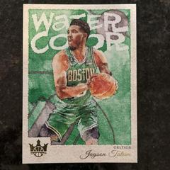 Jayson Tatum #24 Basketball Cards 2022 Panini Court Kings Water Color Prices