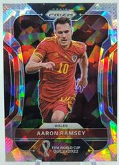 Aaron Ramsey [Ice] #295 Soccer Cards 2022 Panini Prizm World Cup Prices