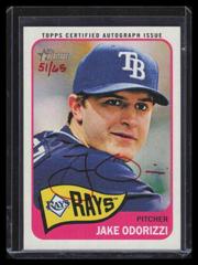 Jake Odorizzi [Red Ink] #JO Baseball Cards 2014 Topps Heritage Real One Autographs Prices