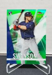 Dansby Swanson [Green Refractor] #32 Baseball Cards 2017 Topps Finest Prices