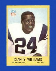 Clancy Williams Football Cards 1967 Philadelphia Prices