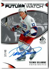 Teemu Selanne [Autograph] Hockey Cards 2020 SP Signature Edition Legends Prices