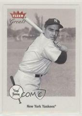 Yogi Berra #60 Baseball Cards 2002 Fleer Greats Prices