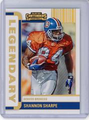 Shannon Sharpe [Gold] #LGD-SSH Football Cards 2022 Panini Contenders Legendary Prices
