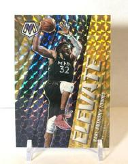 Karl Anthony Towns [Reactive Yellow] #15 Basketball Cards 2020 Panini Mosaic Elevate Prices