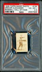 Grover Alexander Baseball Cards 1948 Topps Magic Photo Baseball Hall of Fame Prices
