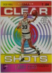 Larry Bird [Asia Red Yellow] #7 Basketball Cards 2020 Panini Illusions Clear Shots Prices