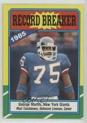 George Martin Football Cards 1986 Topps Prices